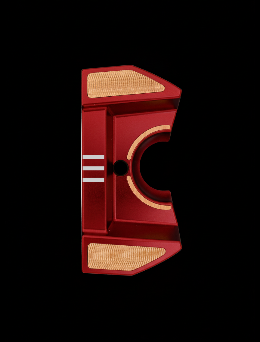 r_red_copper_top_3lines Z-Stroke Renegade Red Copper Zero Torque Putter Mallet